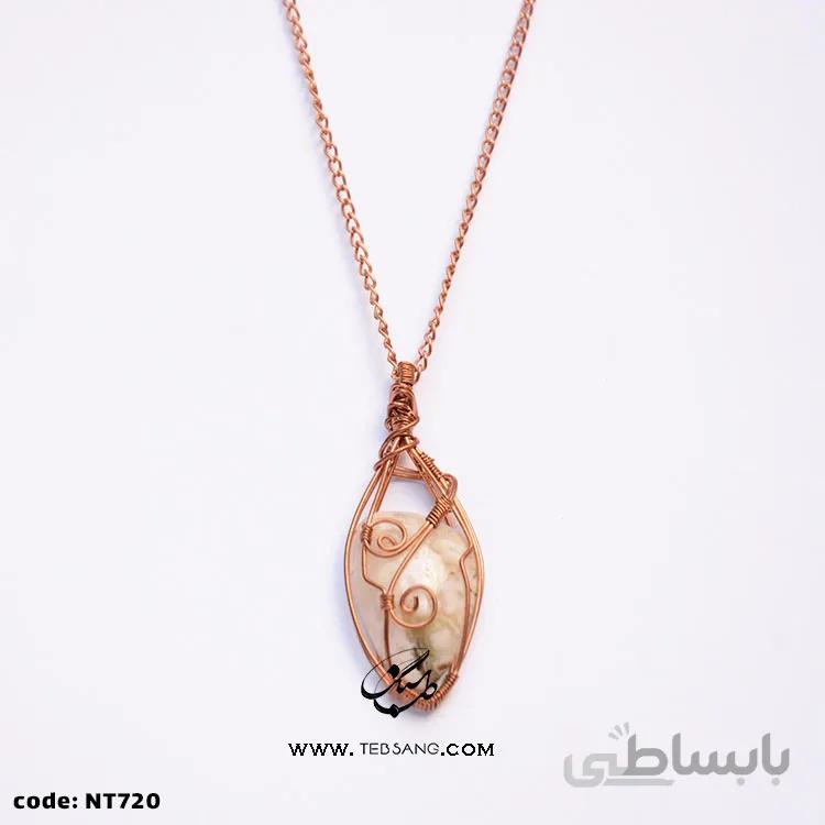 گردنبند زنانه سنگ عقیق NT-720