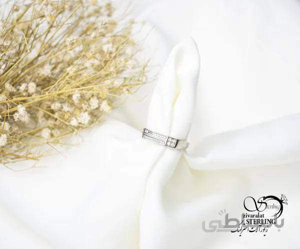 حلقه نقره کد 5716