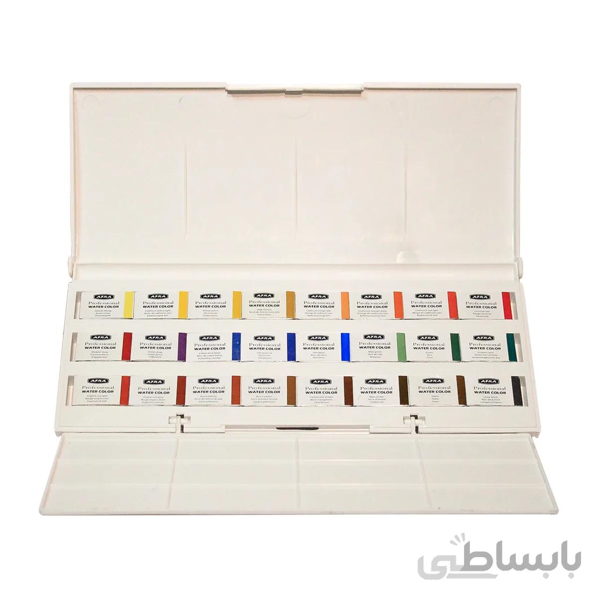 آبرنگ افرا حرفه ای ۲۴ رنگ