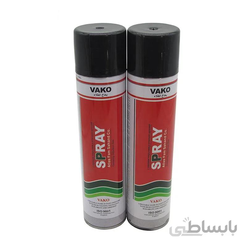 اسپری رنگ مشکی واکو کد 01 حجم 300 میلی لیتر بسته 2 عددی