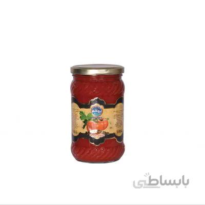 رب گوجه فرنگی 700 گرم شیشه بهانه بسته 12 عددی
