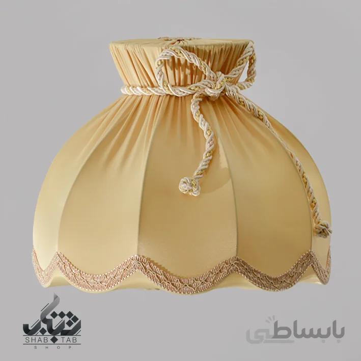شید آباژور مدل تاجی سایز 32 کرم3 – سرپیچ E27