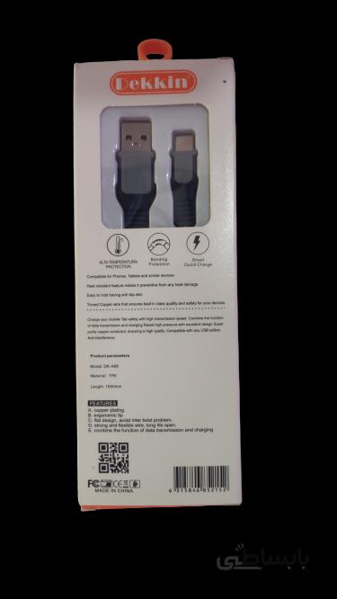 کابل شارژ و دیتای میکرو شرکت Dekkinمدل A88اصل