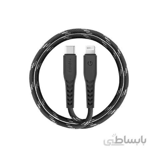 کابل USB-C به لایتنینگ انرژیا سری NYLOFLEX با استاندارد C94 طول 300cm