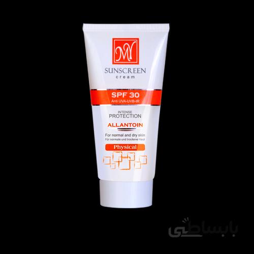 کرم ضد آفتاب فیزیکال SPF 30 مای