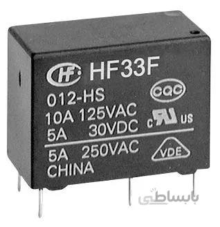 رله 12 ولت 5 آمپر 5 پین HONGFA HF33F-012-ZSTF