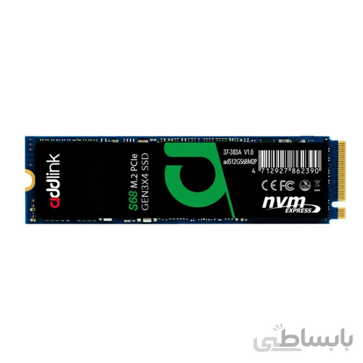 حافظه SSD ادلینک مدل addlink S68 256GB PCIe