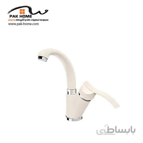شیر روشویی زدرا شودر مدل اپال (شیری-کروم) ا Shouder
