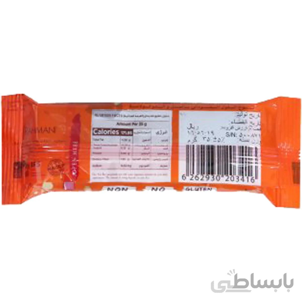 نات بار بادام زمینی شکلاتی 35 گرمی ا -