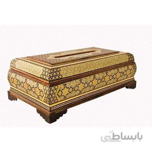 جا دستمال خاتم کاری
