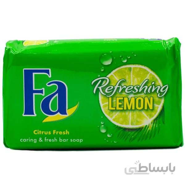 صابون شستشو فا مدل lemon اماراتی وزن ۱۷۵ گرم
