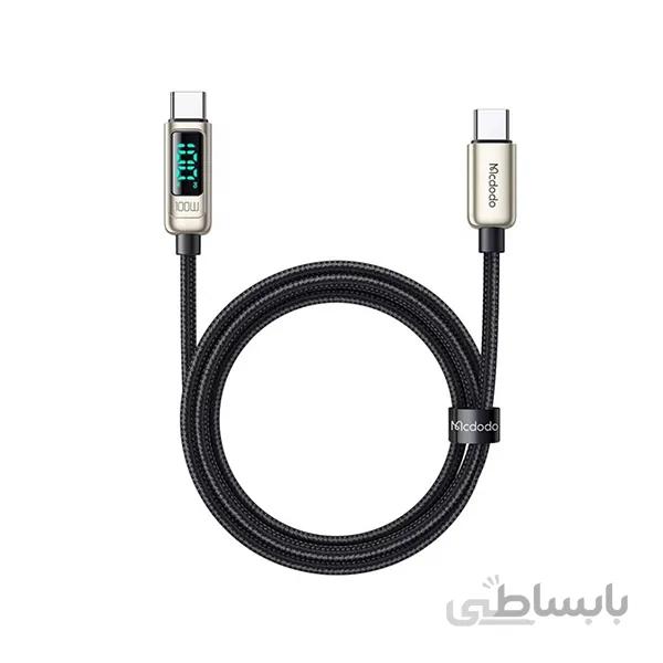کابل شارژ تایپسی به تایپسی مکدودو Mcdodo Type-C To Type-C Data Cable 100W PD Fast Charge CA-8821