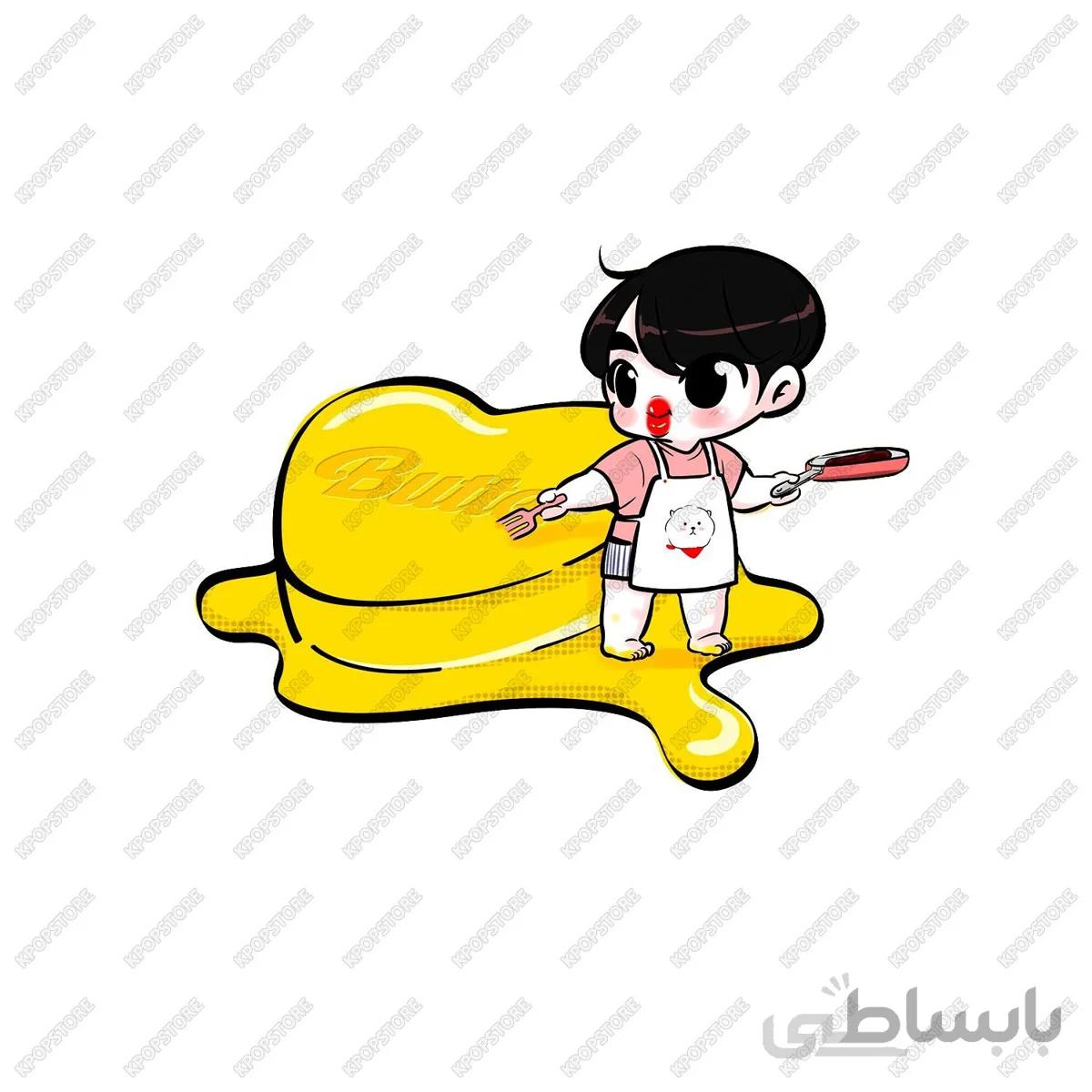 استیکر bts butter کد 11259