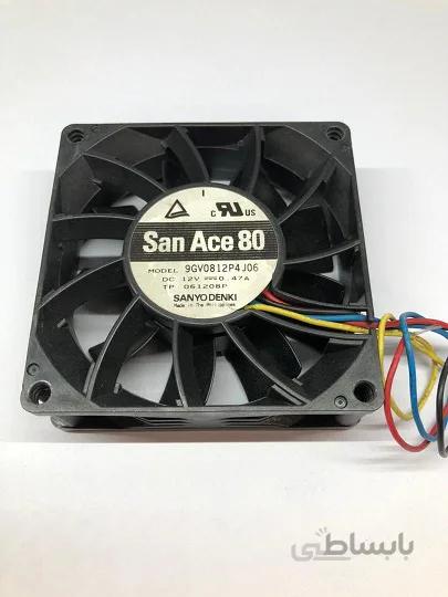 فن بلبرینگی Sanyo Denki FAN 12V 8*8*2.5 cm