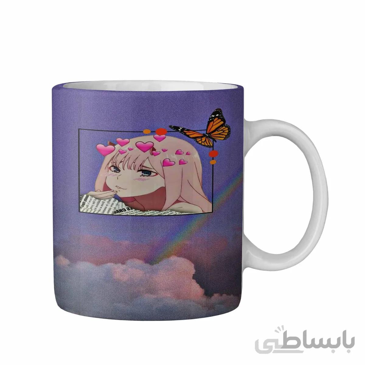 ماگ طرح انیمه دارلینگ darling in the franxx