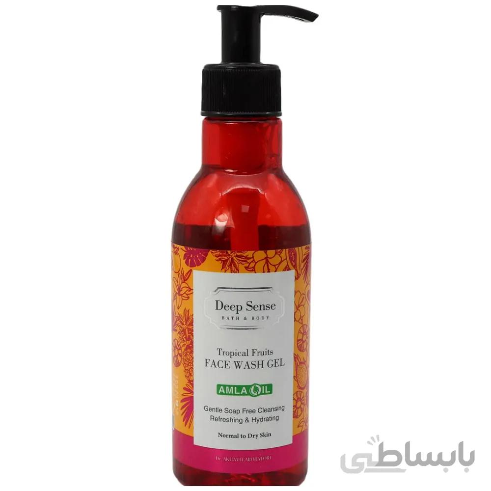 ژل شستشوی صورت دیپ سنس مناسب پوست خشک و معمولی 250 میلی لیتر ا Deep Sense Face Wash Gel For Dry Skins 250ml