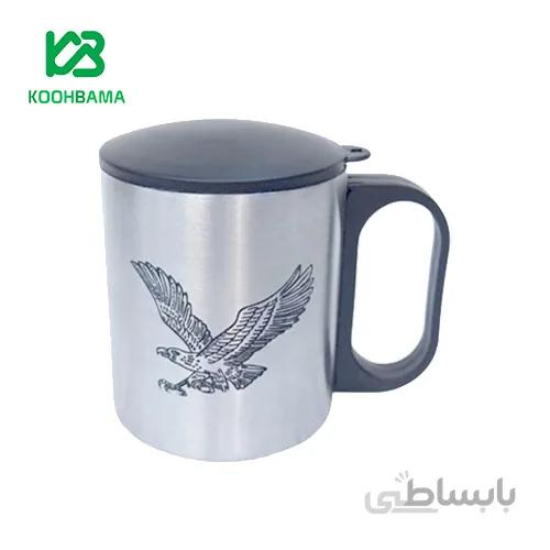 لیوان دوجداره استیل سفری