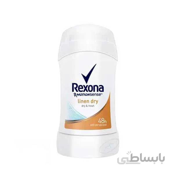 استیک ضد تعریق زنانه رکسونا مدل linen dry حجم 40 میلی لیتر ا Nivea linen dry