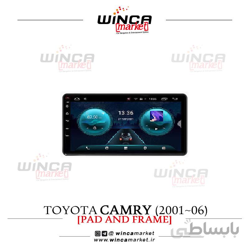 مانیتور اندروید تویوتا کمری 2001-2006 S400 پلاس WINCA وینکا مدل RS855