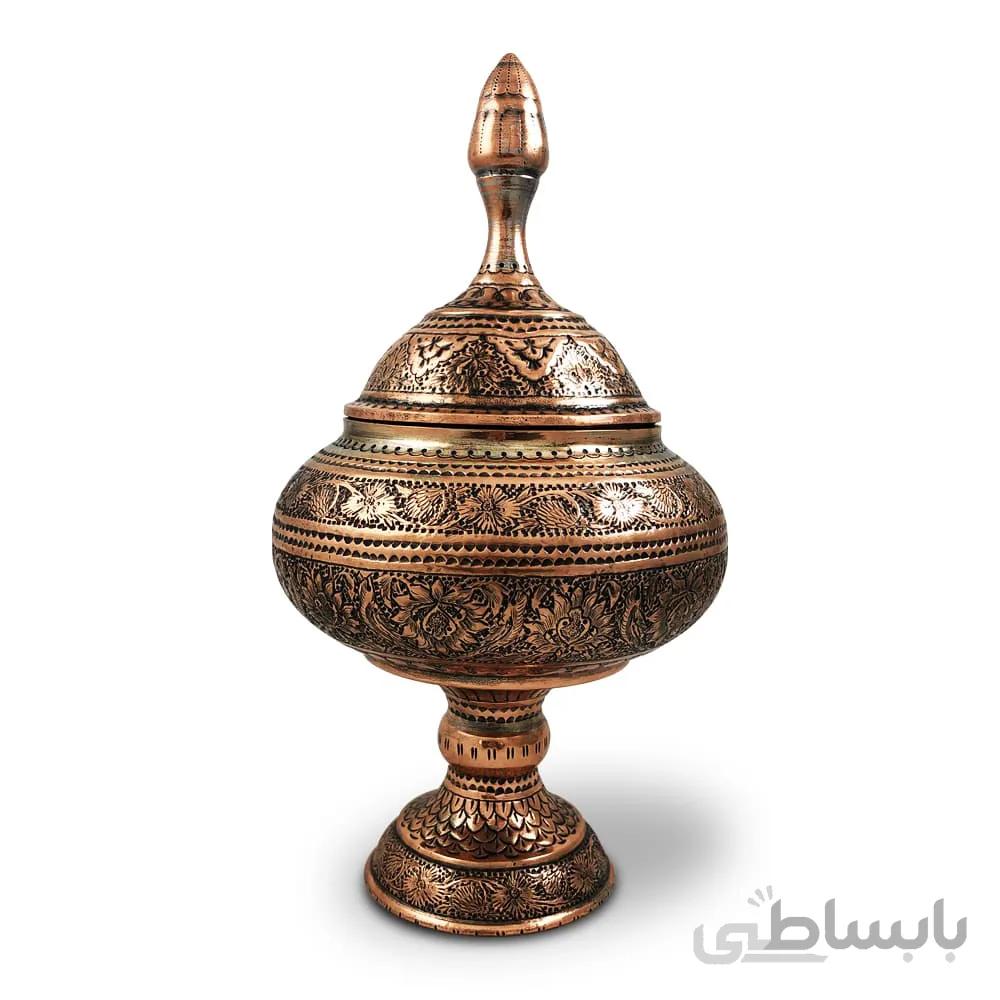 شکلات خوری قلمزنی پایه دار ا قیمت به شرط خرید تیمی