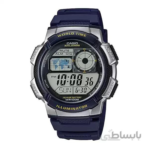 ساعت مچی دیجیتال مردانه کاسیو مدل AE-1000W-2AVDF ا Casio AE-1000W-2AVDF Digital Watch For Men