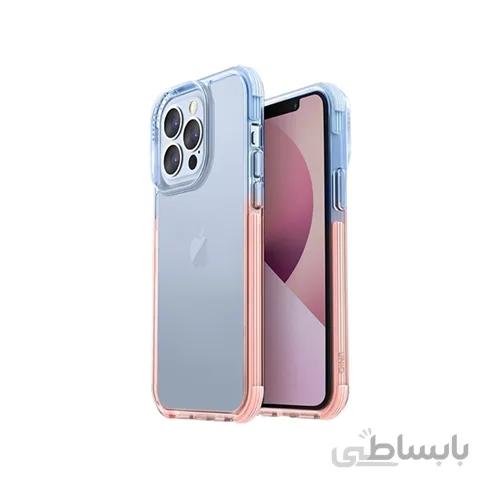 قاب یونیک آیفون 13 پرو Uniq Combat Case iPhone 13 Pro دو رنگ آبی صورتی