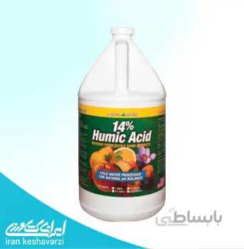 کود هیومیک اسید 14% مایع گالن 10 لیتری گرومور آمریکا