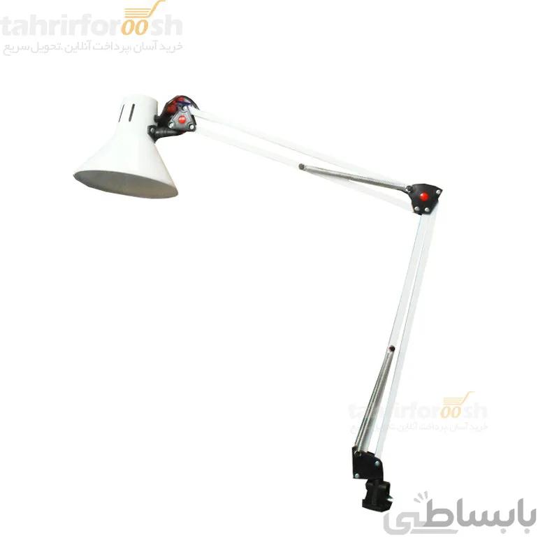 چراغ مطالعه مهندسی به همراه گیره چفت شونده پایه میز
