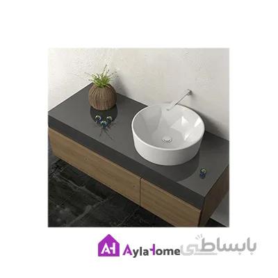 روشویی روکابینتی گلسار مدل دیاموند درجه یک