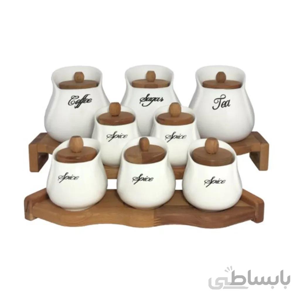 ست جا ادویه 8 پارچه امبیکو مدل 6065