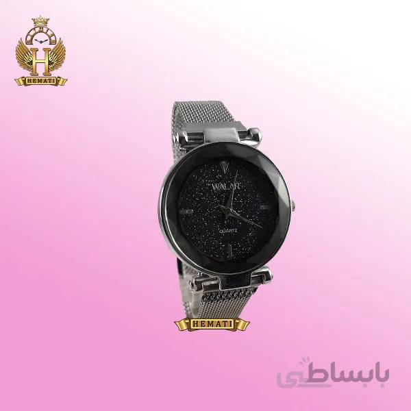 ساعت دخترانه والار بند حصیری قفل مگنتی WAL106