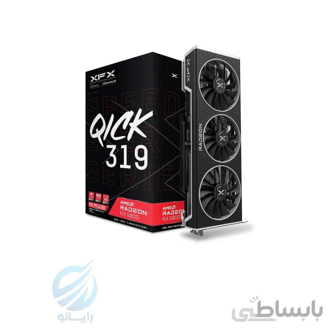 کارت گرافیک ایکس اف ایکس RX 6800 QUICK 16GB ا XFX QICK 319 AMD Radeon RX 6800 Gaming 16GB GDDR6