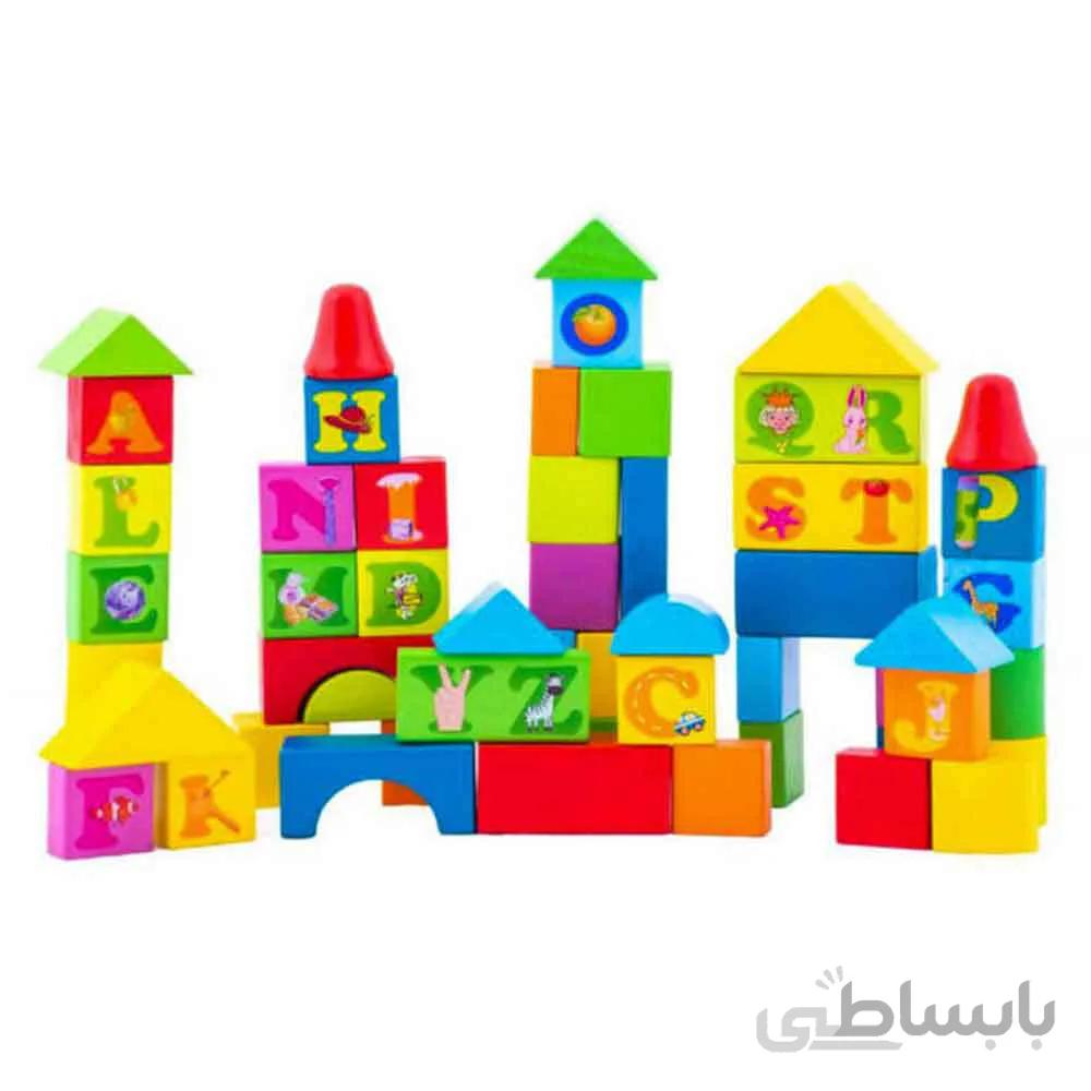 پازل چوبی52 تکه بریکس MWZ 52 BLOCKS