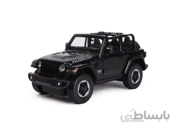 ماشین کنترلی جیپ Wrangler Rubicon راستار با مقیاس 1:14 (مشکی)