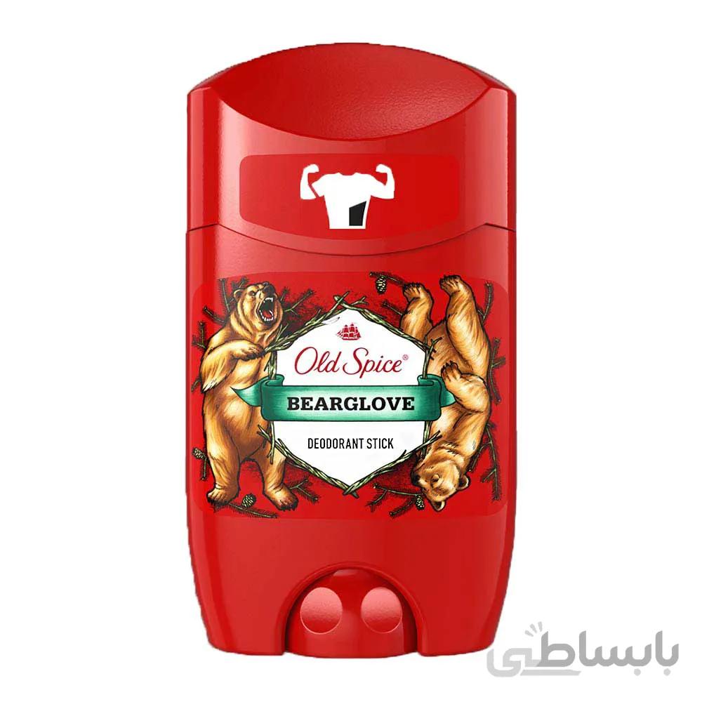 استیک دئودورانت الد اسپایس مدل bearglove حجم 50 میلی لیتر ا Old spice deodorant stick bearglove model volume 50ml