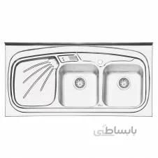 سینک نیمه فانتزی 3013 ایلیا استیل ا 3013