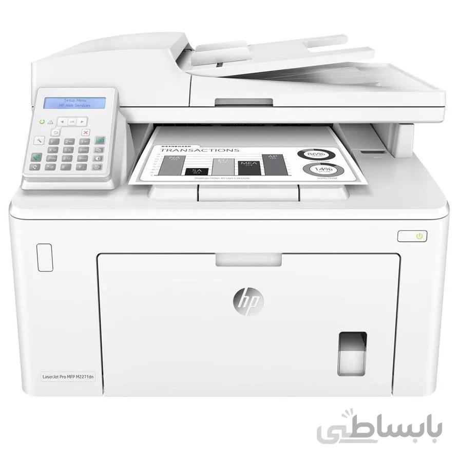 پرینتر لیزری اچ پی مدل LaserJet Pro MFP M227fdn ا HP LaserJet Pro MFP M227fdn Laser Printer کد 283188