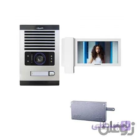 پکیج 1 واحدی کامل آیفون تصویری الکتروپیک 1198 / 1086 سفید