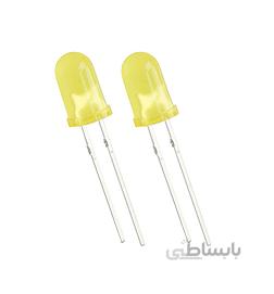 LED زرد مات 5mm بسته 20 تایی