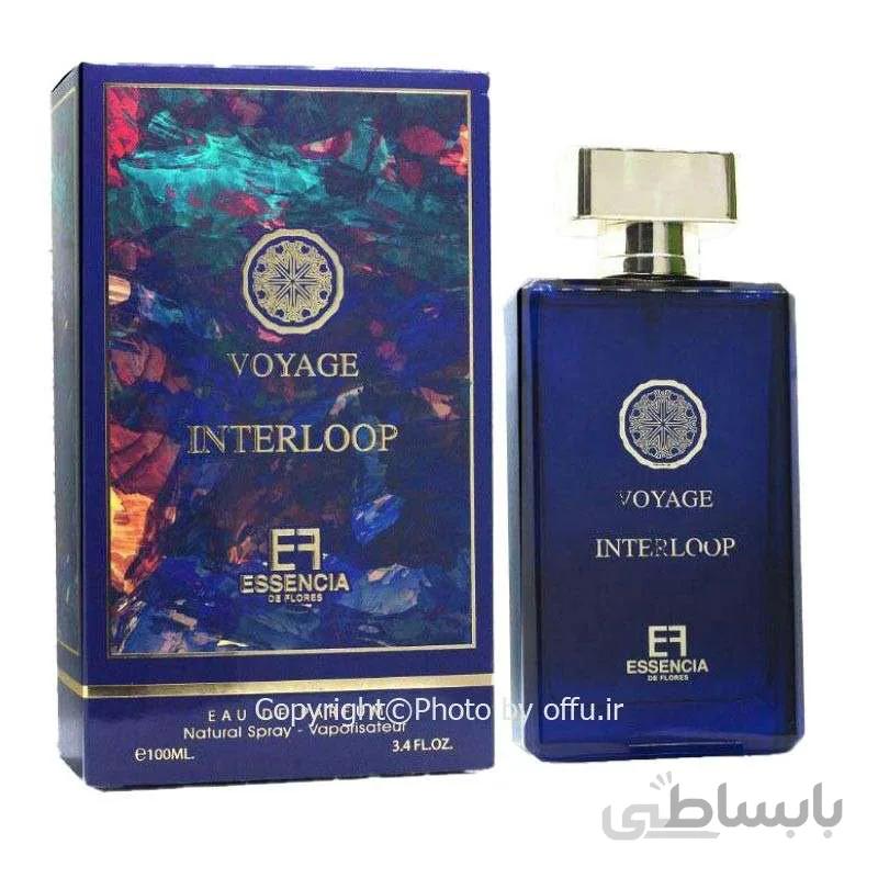 ادو پرفیوم مردانه اسنسیا مدل ویاج اینترلوپ | Essencia de flores Voyage Interloop