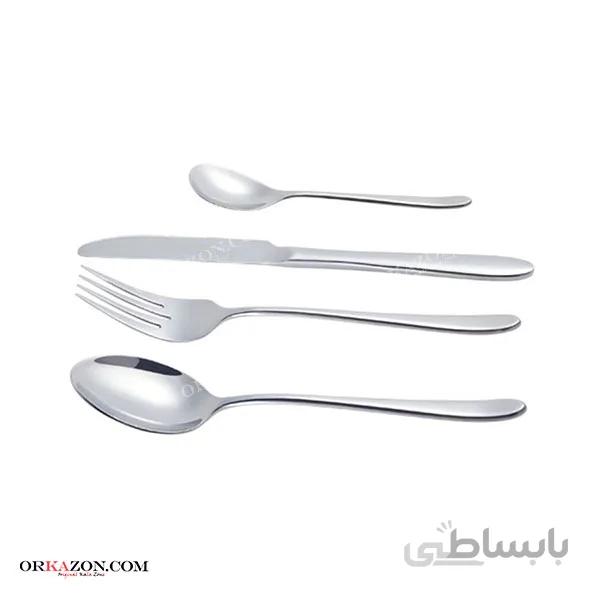 قیمت و خرید قاشق و چنگال نقره ای عرشیا مدل ARSHIA TM1401M-1636