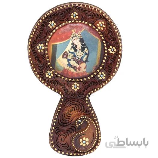آینه دستی چرم کدCH-5