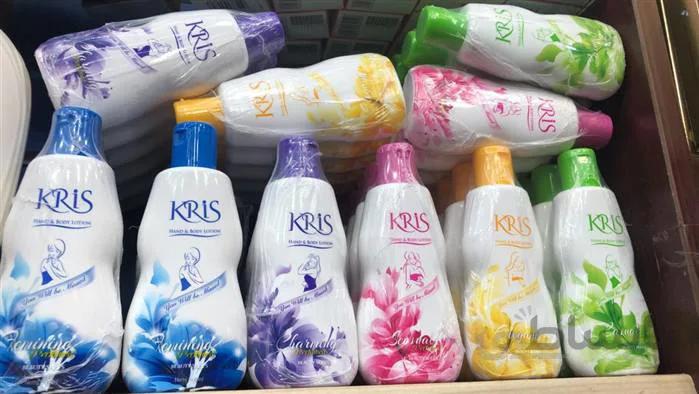 لوسیون بدن کریس KRIS مدل شکوفه های بهاری ا لوسیون بدن کریس اصلی ساخت کشور اندونزی 100 میلی لیتر