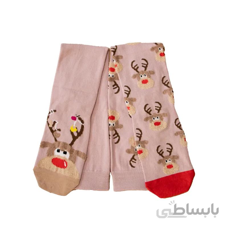 جوراب بالازانو طرح کریسمس گلبهی ماپاما