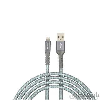 کابل تبدیل USB به لایتنینگ کلومن پلاس مدل +K1 طول 1 متر