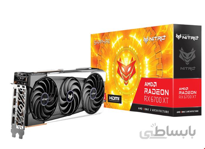 کارت گرافیک سافایر NITRO+ RX 6700 XT GAMING OC ا Sapphire NITRO+ AMD Radeon RX 6700 XT 12GB GDDR6 Graphics Card