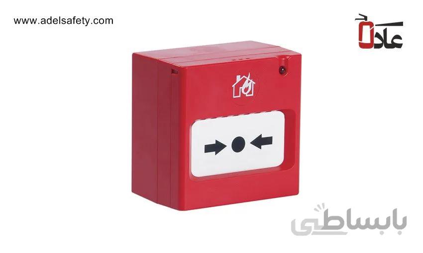شستی قابل ریست اعلام حریق سنس مدل RC-100