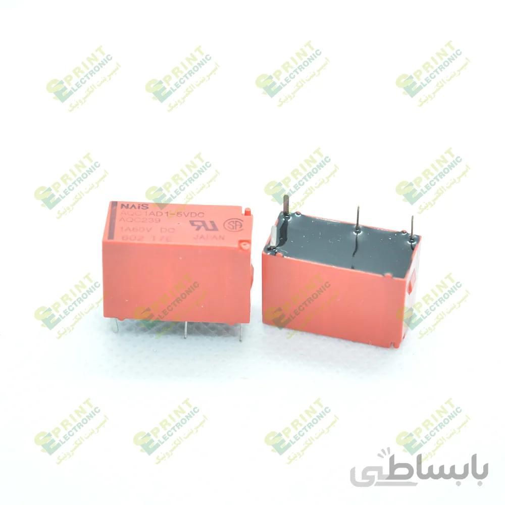 رله الکترونیکی SSR روبردی 4 پایه تک فاز 1 آمپر DC/DC