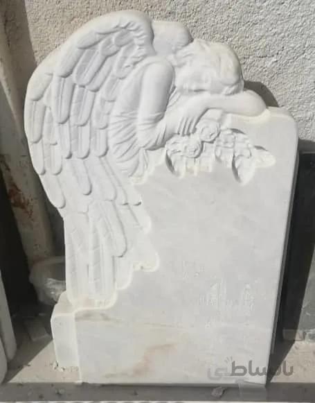 سنگ کتیبه طرح فرشته بالدار