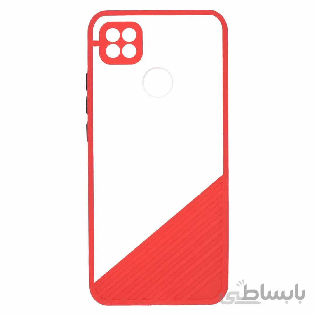 قاب گوشی شیائومی Redmi 9C ژله ای شفاف دور رنگی محافظ لنز دار مدل SHDM